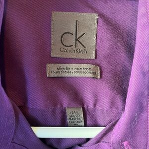 Calvin Klein non-iron slim fit dress shirt